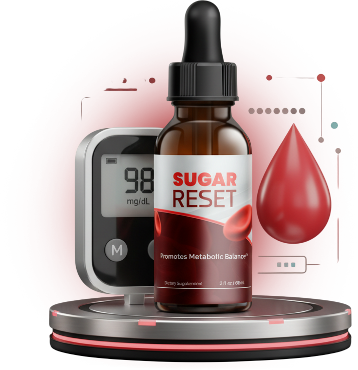 Sugar Reset liquid blood sugar support supplement bottle